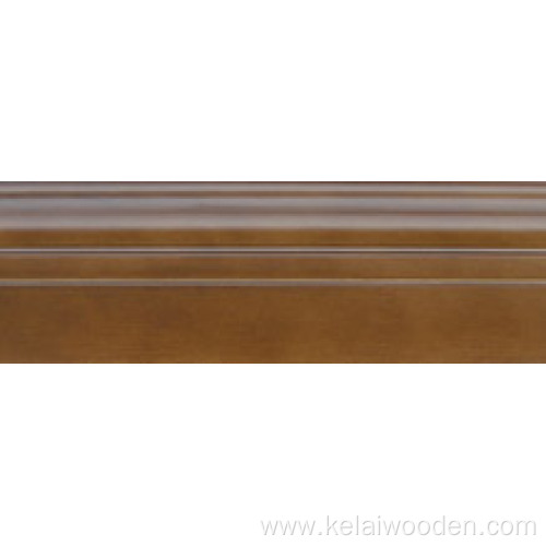 skirting lacquered solid oak